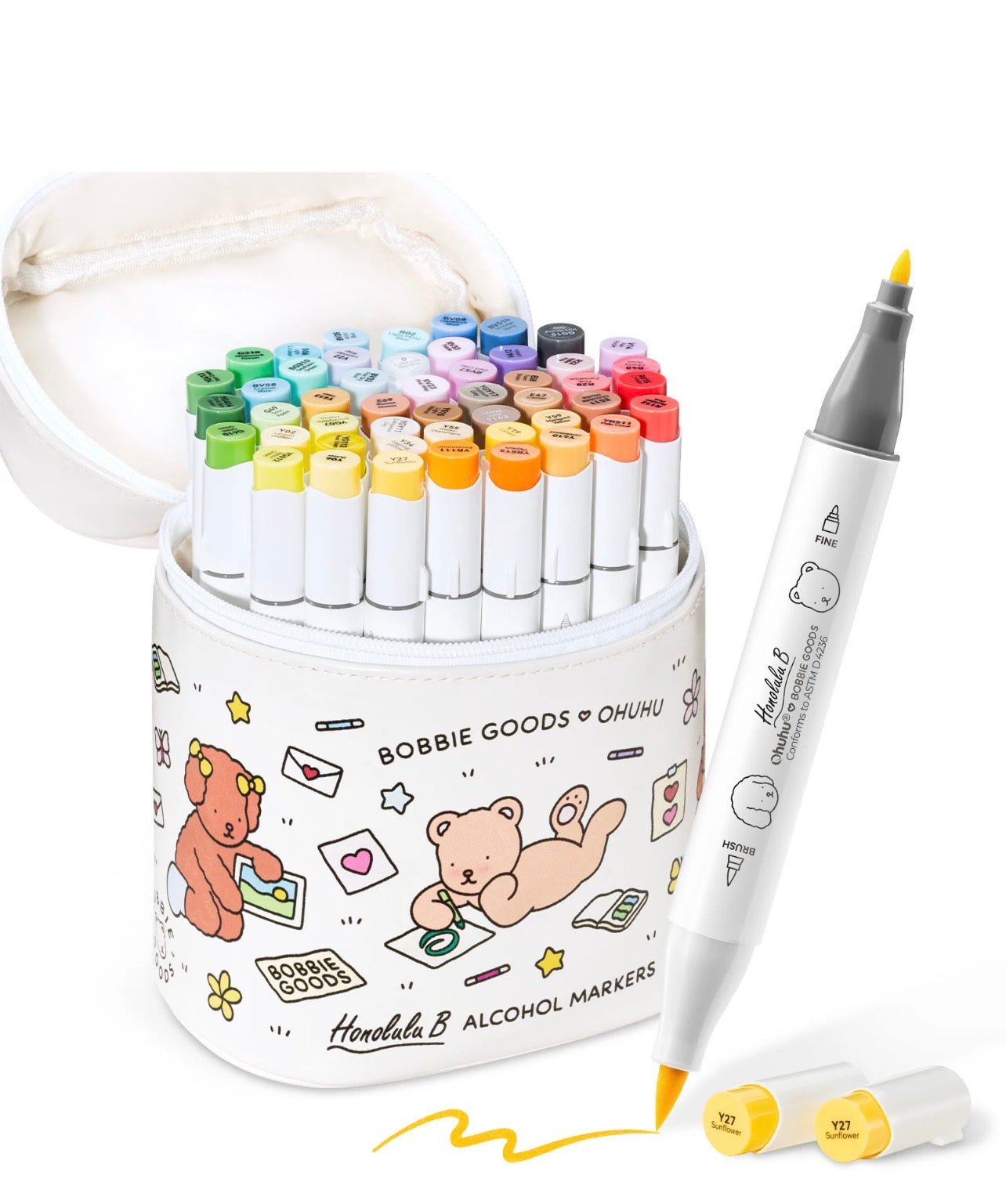 Ohuhu Honolulu B Bobbie goods alcohol marker set