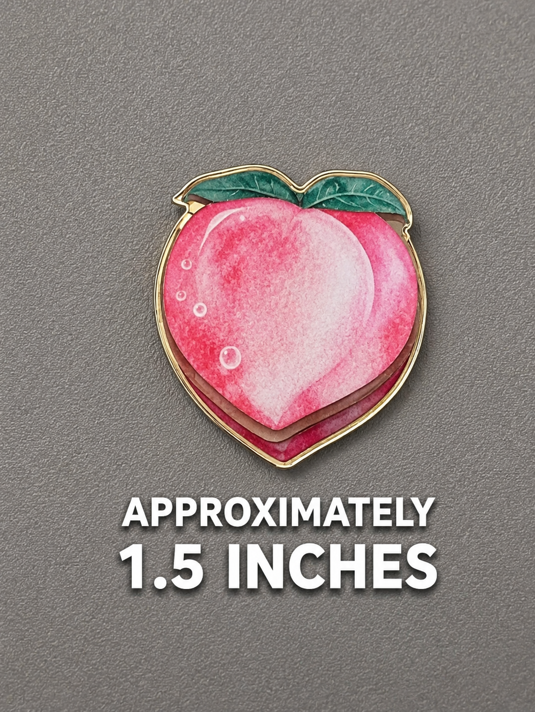 Miniature Fruit Page Clip PEACH