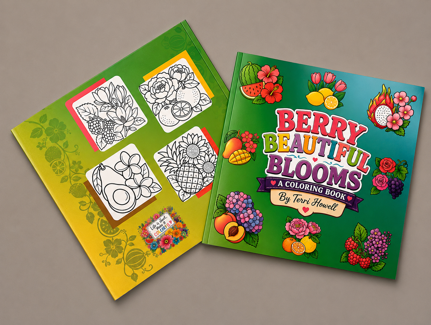 Berry Beautiful Blooms Coloring Book