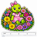 Slowney Floral Acrylic Clip