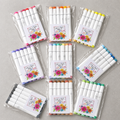 Ohuhu Honolulu B Alcohol Markers (Pack of 6) *Shades Will Vary