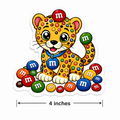 Cheetah Sticker- Edible Animals